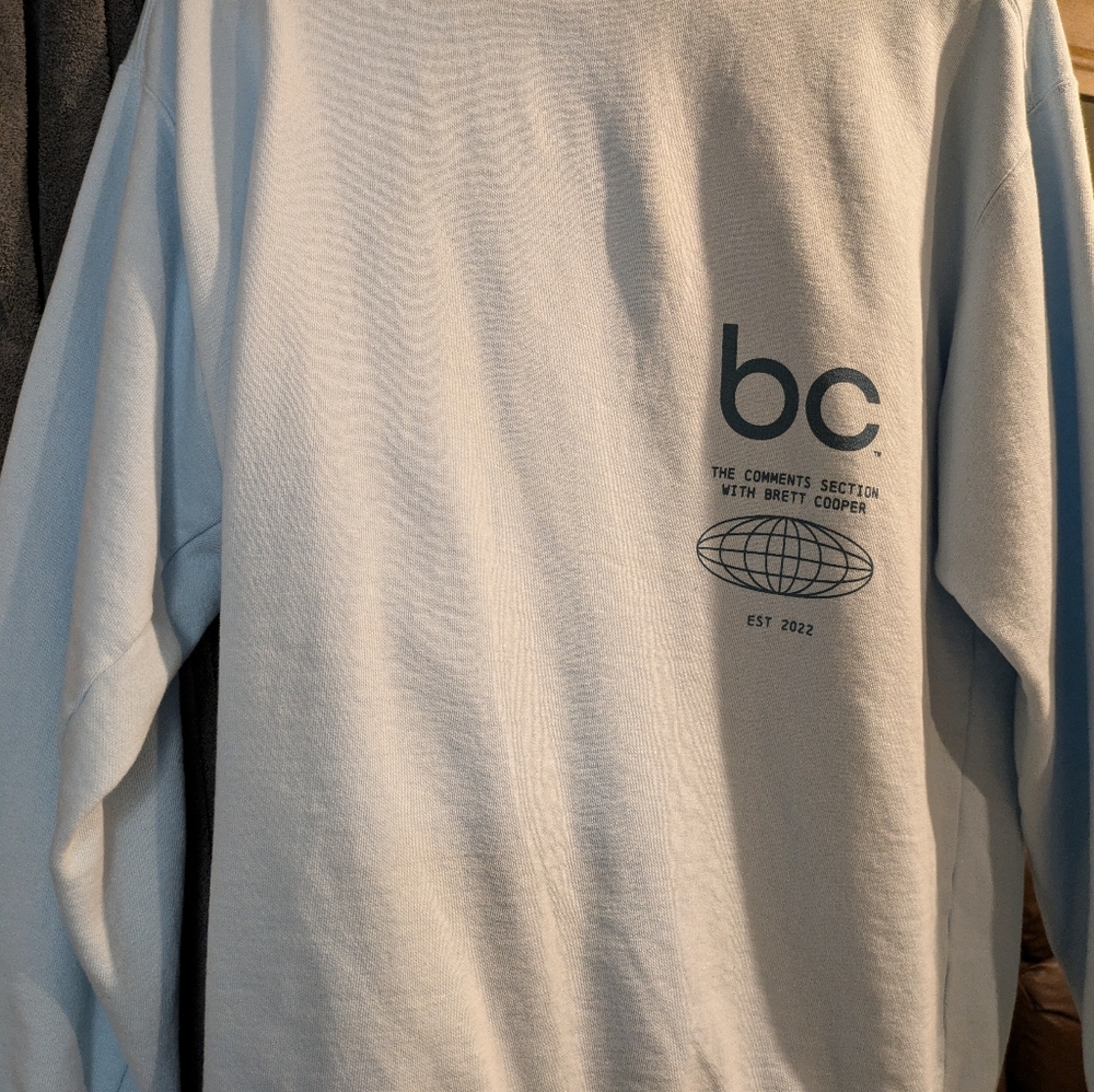 Brett Cooper The Comments Section Embroidered Cre… - image 4